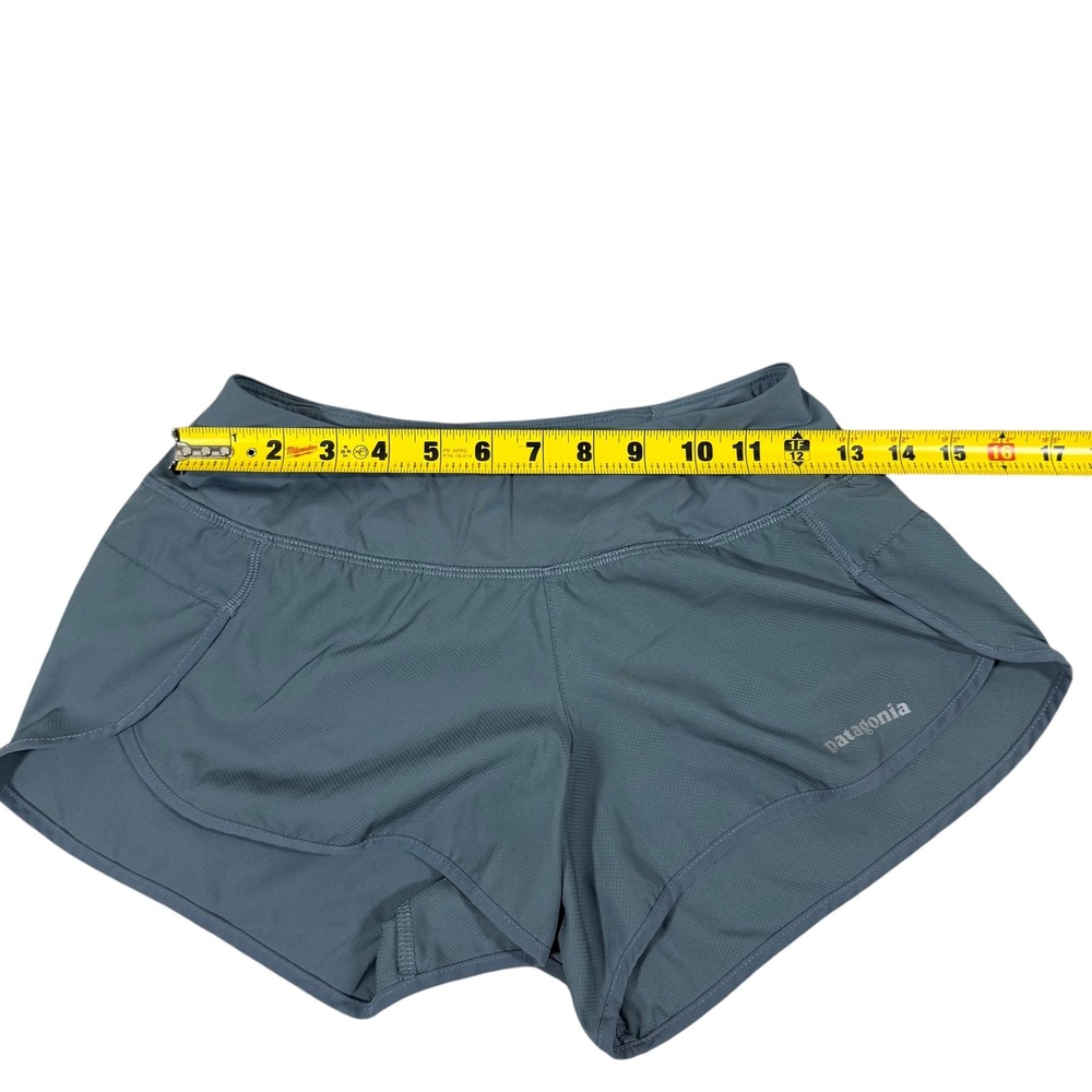Patagonia Women's Running Shorts Extra‎ Small XS Gray Quick Dry Activewear Gym - Picture 6 of 8